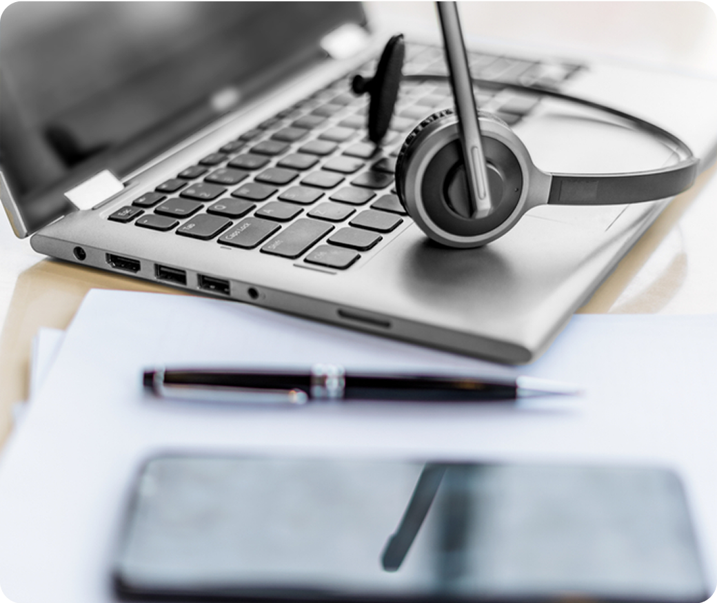 헤드폰과노트북